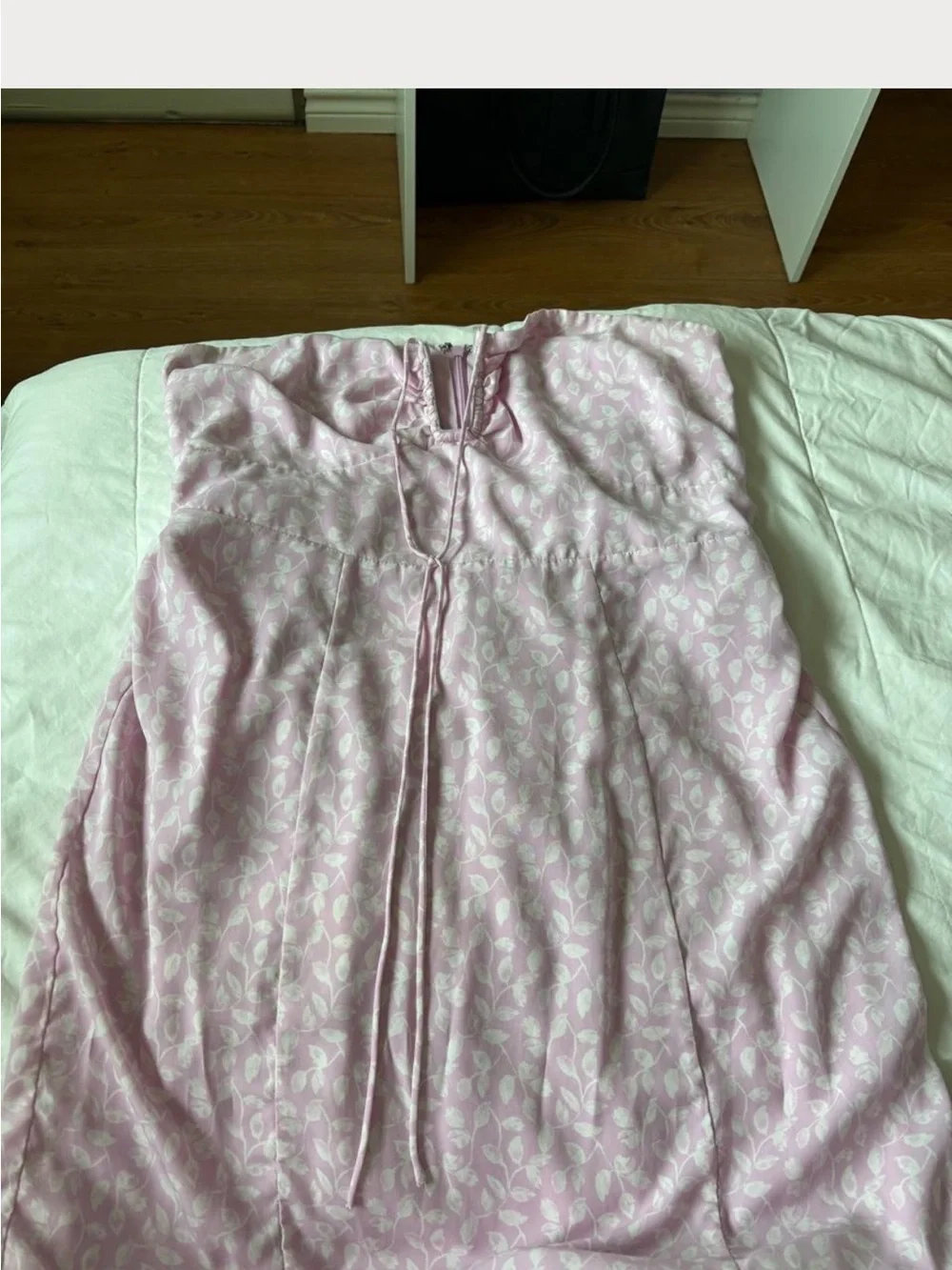 Abercrombie and Fitch Halter Strapless Baby Pink Maxi Dress